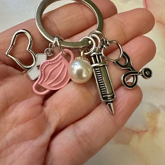 Nurse  charm key chain - Picture 2 of 7